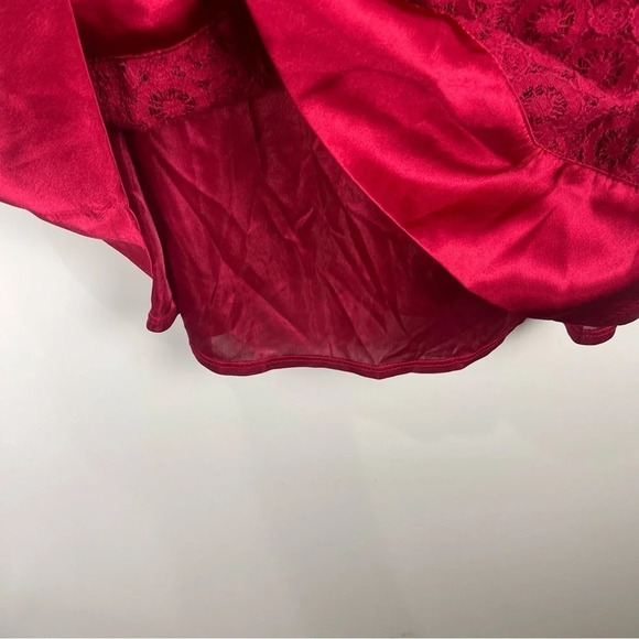 Laundry by Shelli Segal Red Half Sleeve Lace Mini Shift Dress Size 4 - Picture 3 of 12